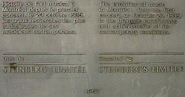 Dedication plaque