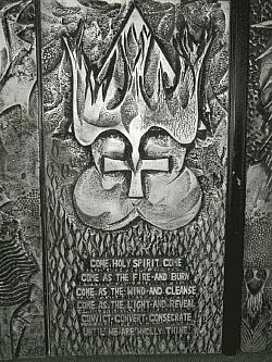 Centre inner sanctuary door