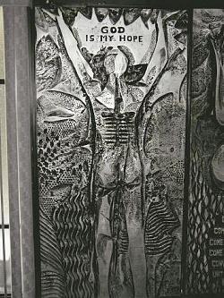 Left inner sanctuary door