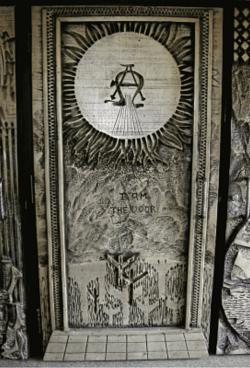 Centre outer sanctuary door