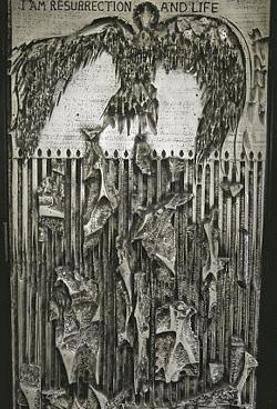 Left outer sanctuary door