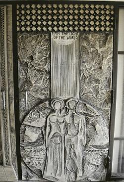 Right outer sanctuary door