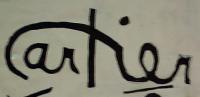 Signature of Jean Cartier