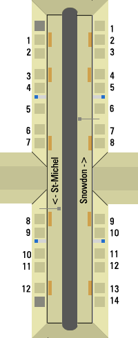 Locator map for the murals