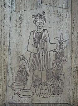 Mural by Jean-Charles Charuest on the Saint-Michel platform