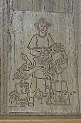 Mural by Jean-Charles Charuest on the Saint-Michel platform