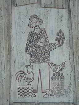 Mural by Jean-Charles Charuest on the Saint-Michel platform