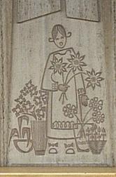 Mural by Jean-Charles Charuest on the Saint-Michel platform