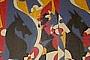 Three murals, Berri-UQAM