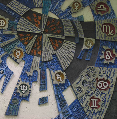 Detail of Le po&egrave;te dans l'univers