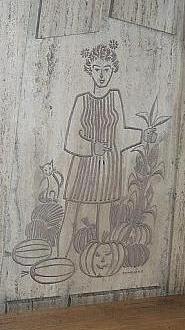 Mural carving by Jean-Charles Charuest