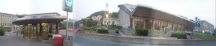 Panorama of &Eacute;douard-Montpetit metro
