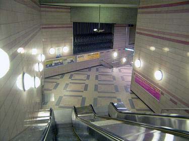 View from the top of the staircase