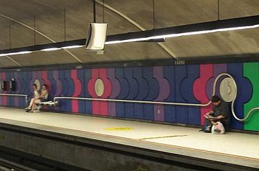 Sculptured handrail/support element