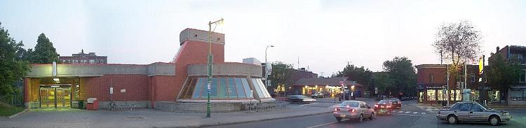 Panorama of Outremont metro