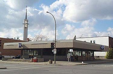 Exterior of the entrance building