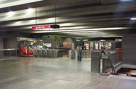 View of the mezzanine