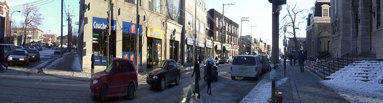 Panorama of De L'Église metro