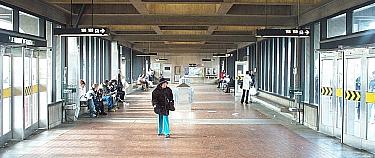 Interior of Honor&eacute;-Beaugrand Nord kiosk