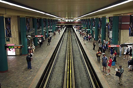 El andén de la estación McGill