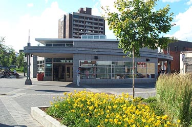 Exterior of the entrance building