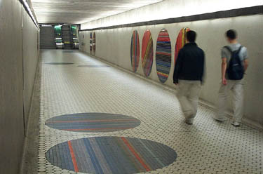 Cercles de Mousseau dans un couloir