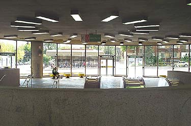 Édicule Pie-IX Est, vue intérieur