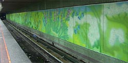 Mural, station Snowdon