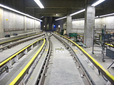Exit from the garage