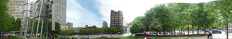 Panorama of Berri-UQAM metro