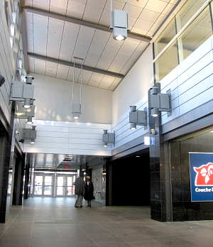 Interior of the bus terminus