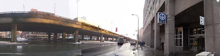 Panorama of Crémazie metro