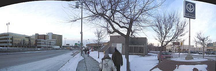Panorama of De La Savane metro