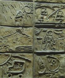 Les Enfants dans la ville, detail