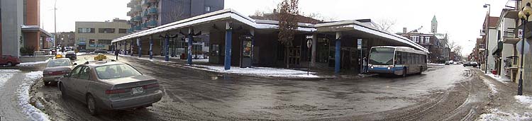 Panorama of Laurier metro