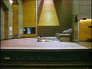 Daniel (Lothaire Bluteau) lies unconscious in J&eacute;sus de Montr&eacute;al