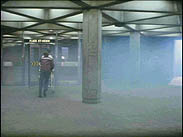 Paramedics enter the station in J&eacute;sus de Montr&eacute;al