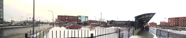 Panorama of Rosemont metro