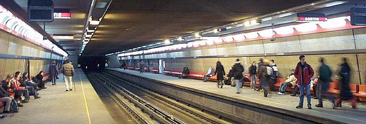 View of the platforms