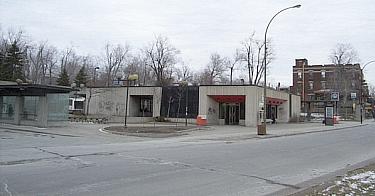 Exterior view of the kiosk