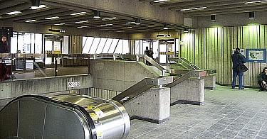 Interior view of the kiosk