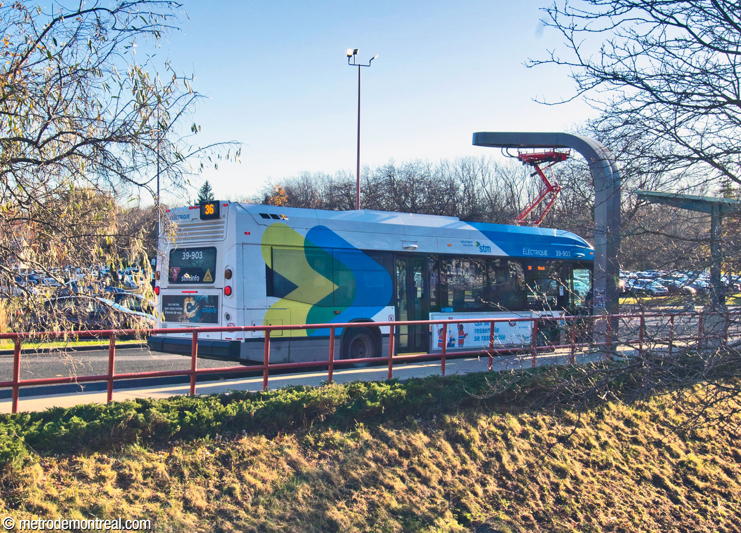 The station’s prototype rapid charging station for electric buses.