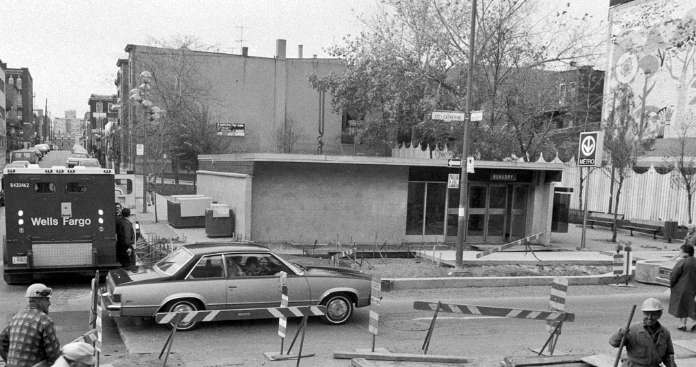 L'ancien édicule de la station