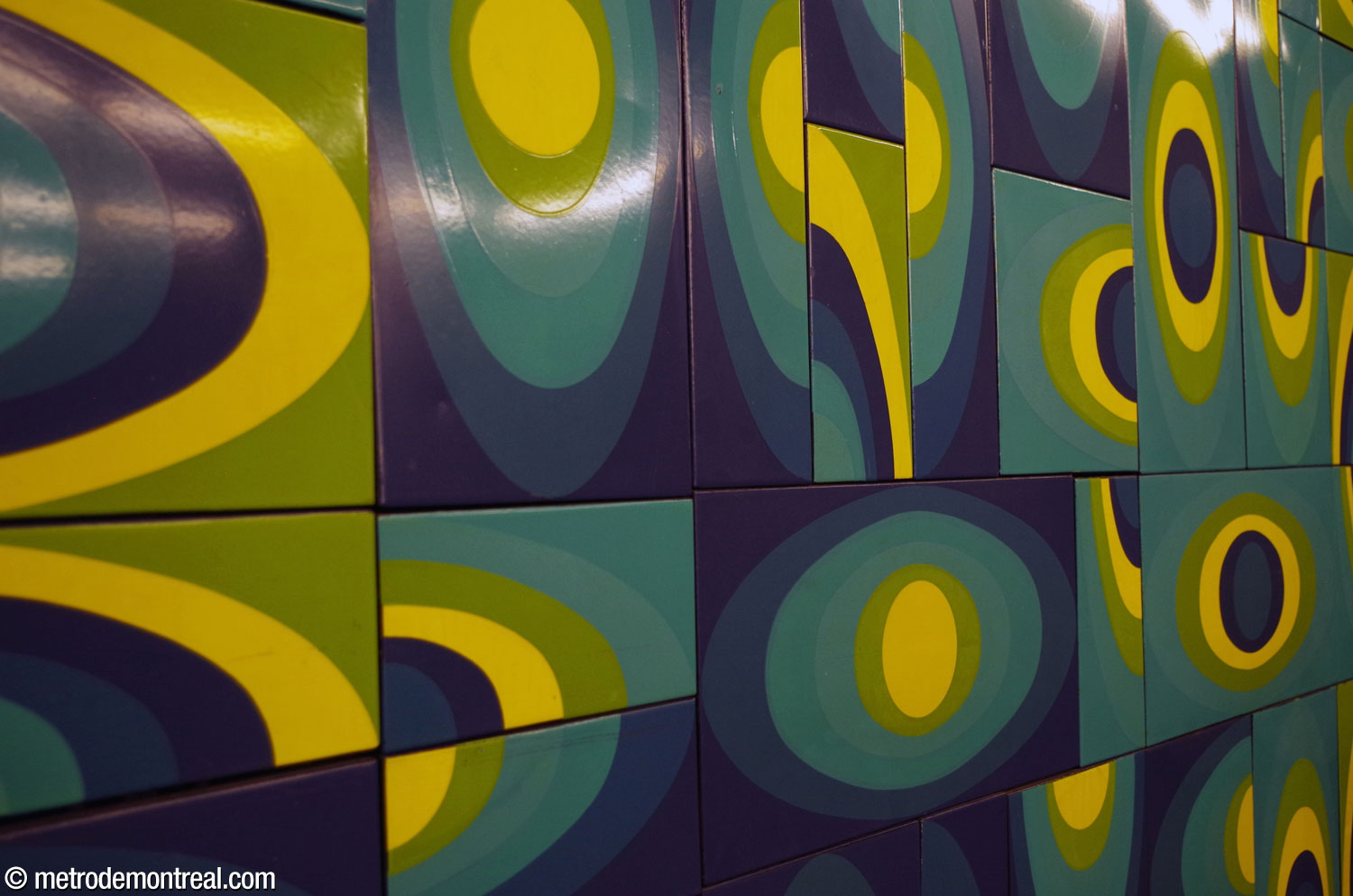 Detail of the mural by Jean Cartier in the northern access.