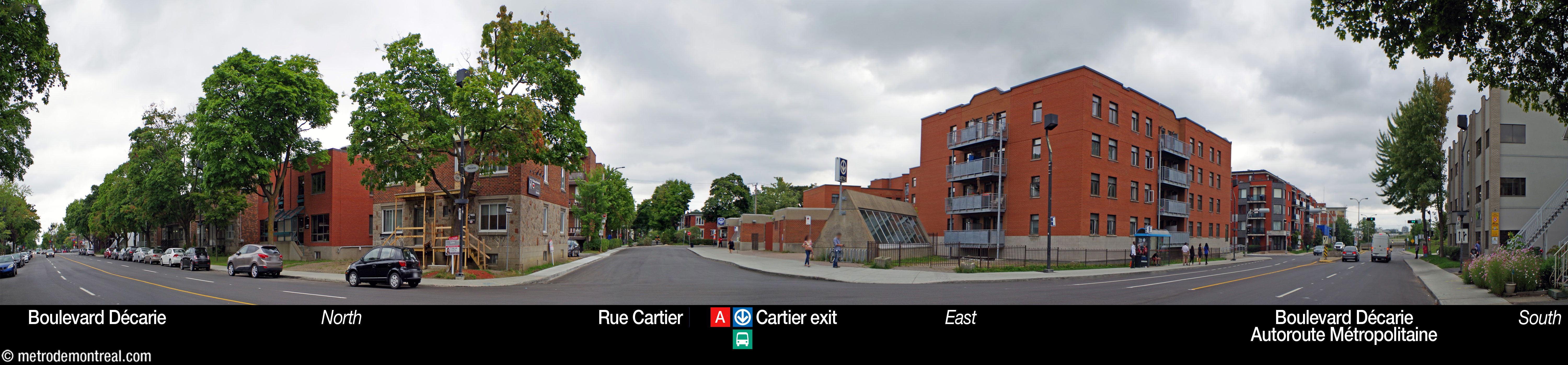 Du Collège (Cartier exit) - Station surroundings Du Collège (Cartier exit) - Station surroundings