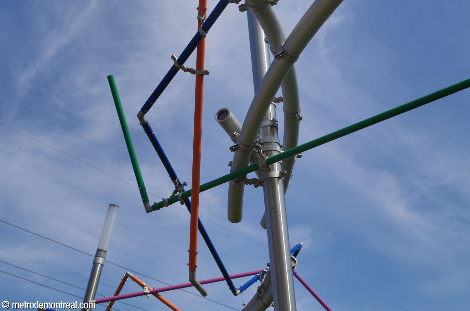Detail of Nos allers-retours by Yves Gendreau.