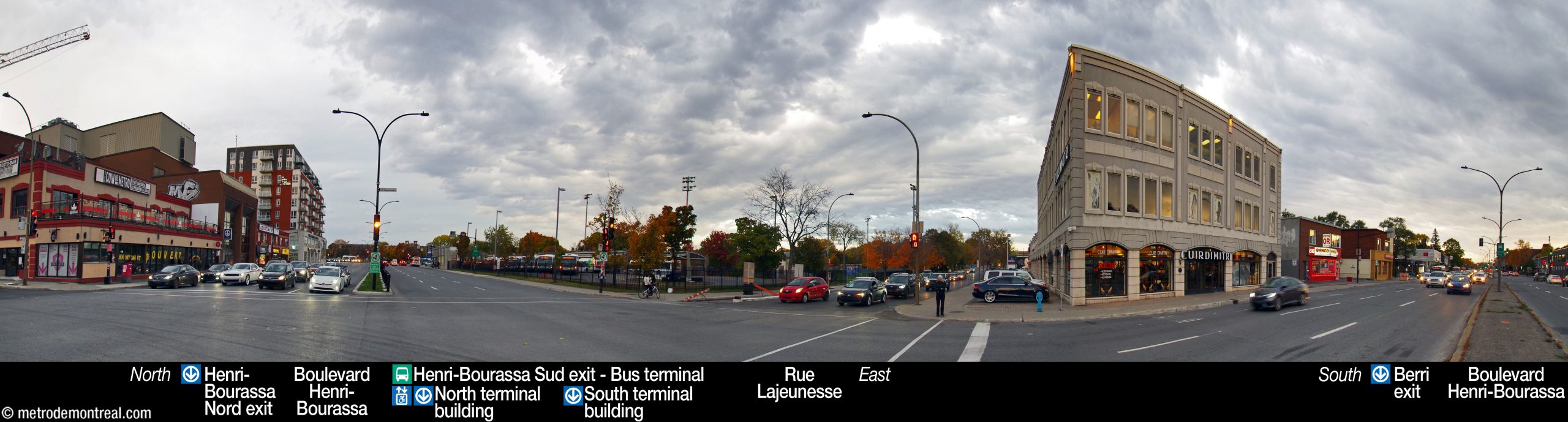 Henri-Bourassa - Station surroundings Henri-Bourassa - Station surroundings