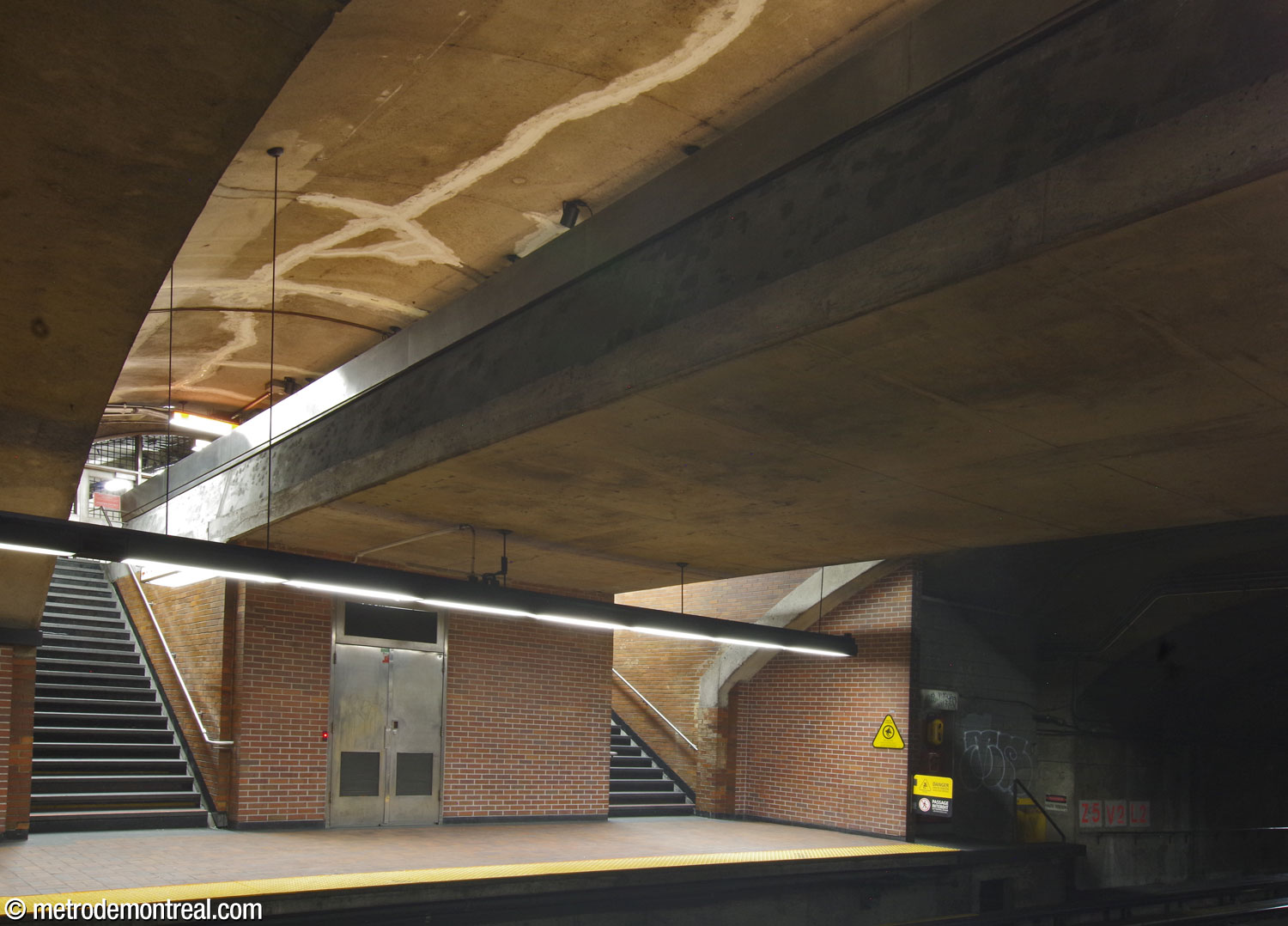 The transept added to the far (western) end of the trainroom in the 1990s to give access to an emergency exit.