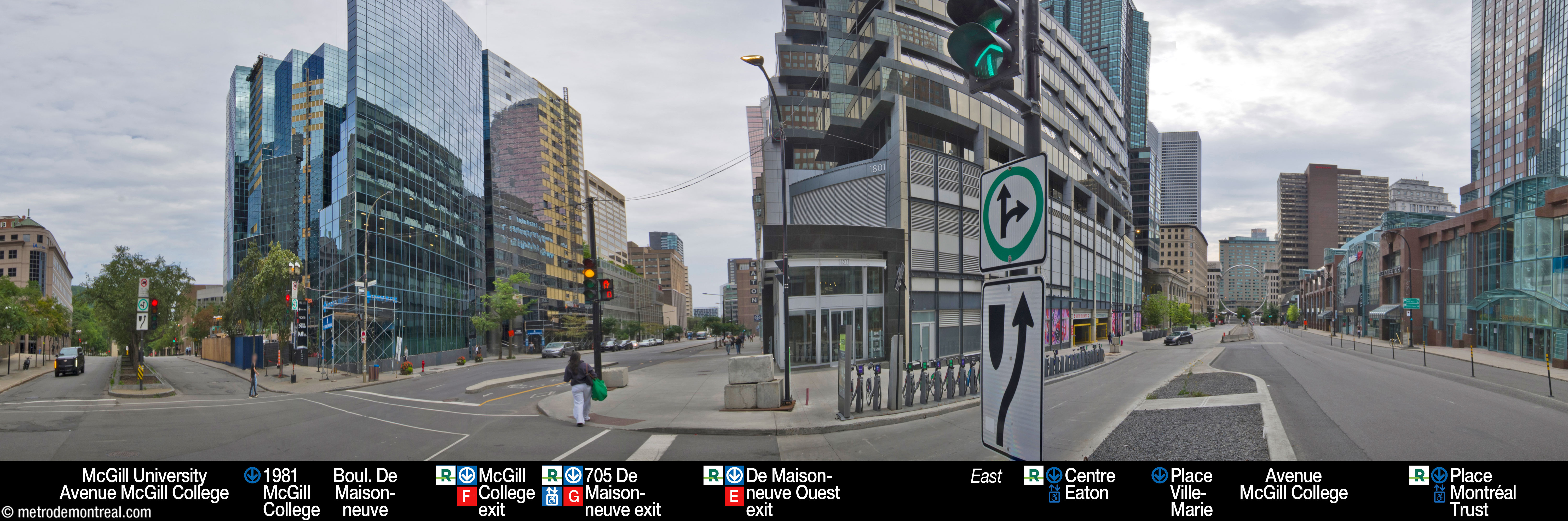 McGill - Station surroundings (west) McGill - Station surroundings (west)