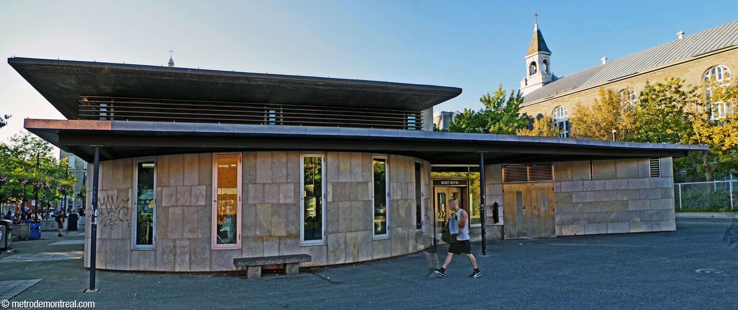 Rear view of the second headhouse built in 1999-2000.